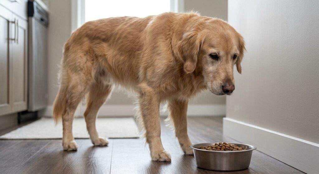 senior dog weight loss causes