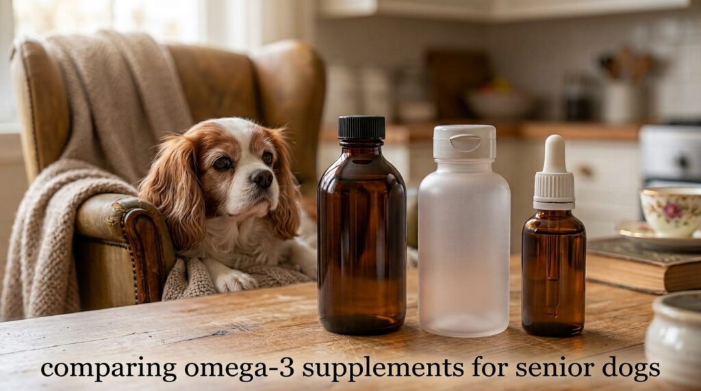 comparing omega-3 supplements for senior dogs