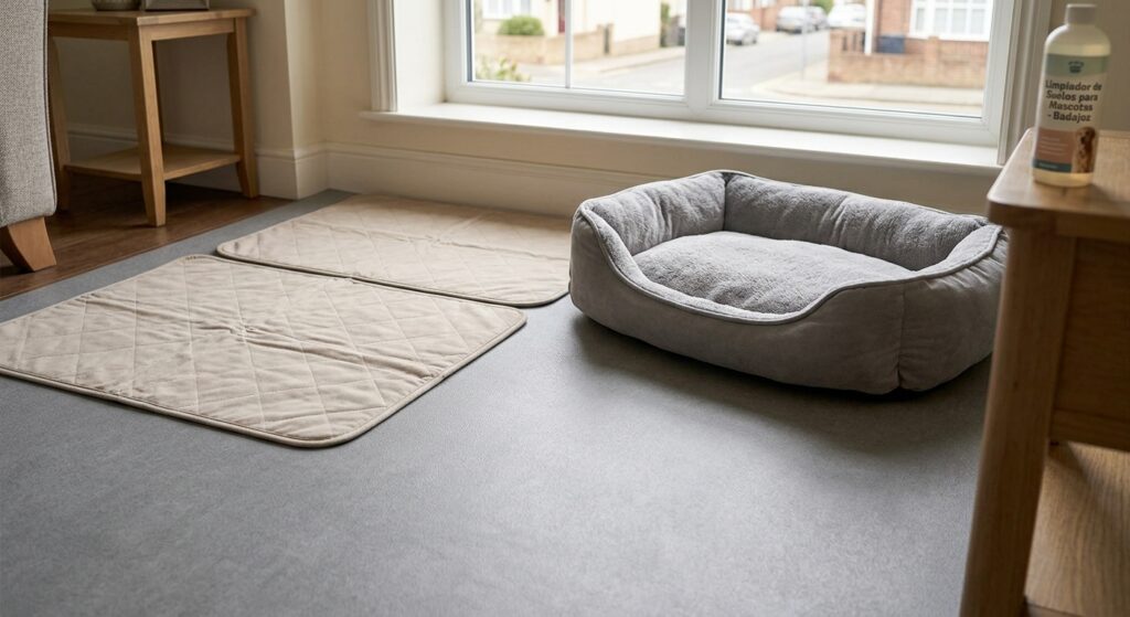 senior dog incontinence bedding setup
