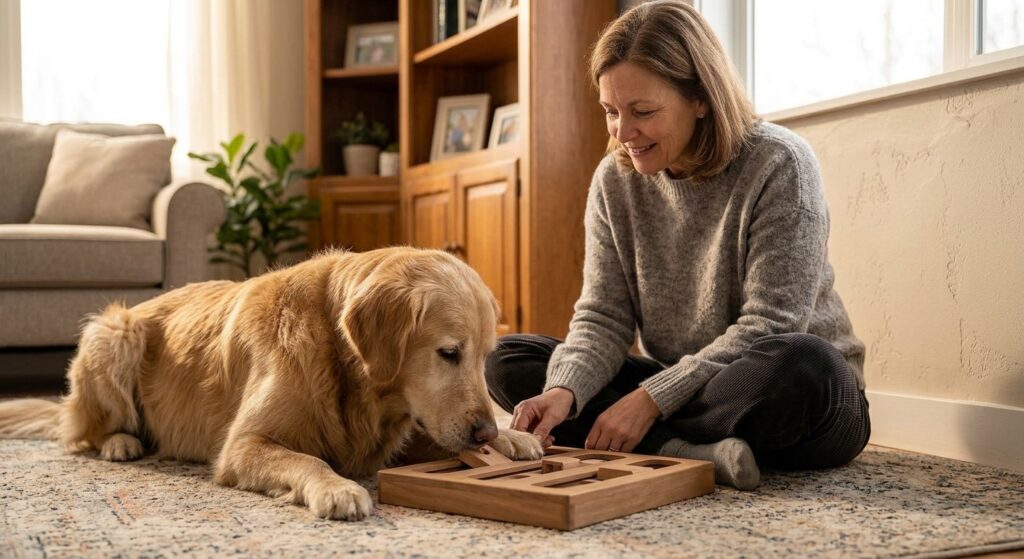 enrichment activity for dog with cognitive dysfunction