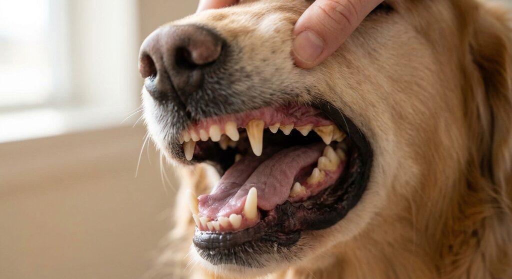 signs of dental disease in senior dogs