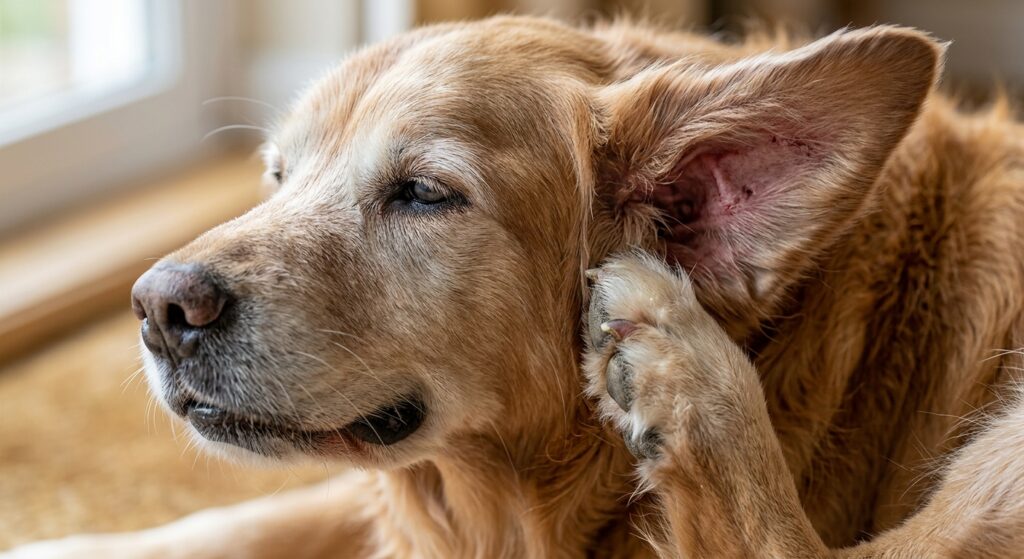 senior dog food allergy symptoms