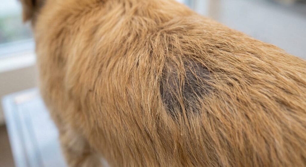 senior dog hypothyroidism coat symptoms