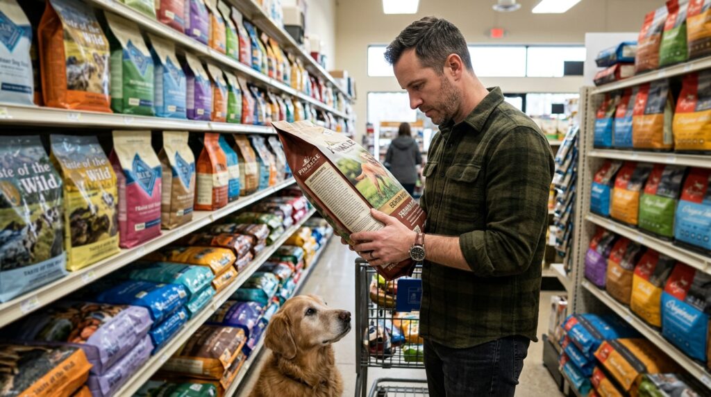 reading dog food labels kidney diet